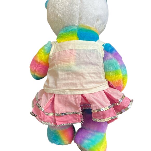 BUILD A BEAR Rainbow Friends Panda Prism Eyes and Feet So Soft! - Picture 6 of 13